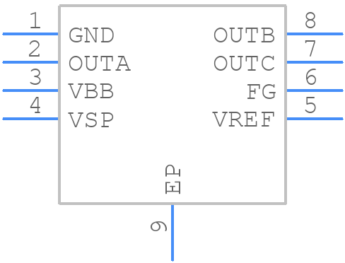 A4945GLJTR-T - Allegro Microsystems - PCB symbol