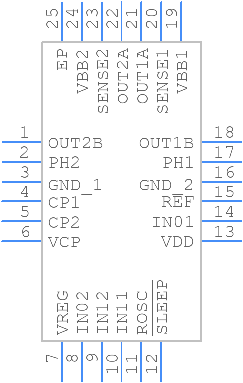 A4986SESTR-T - Allegro Microsystems - PCB symbol