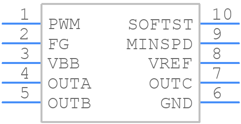 A5940GLNTR-T - Allegro Microsystems - PCB symbol