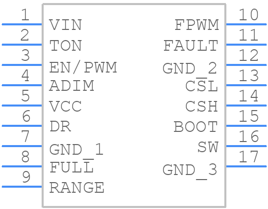 A6216KLPTR-T - Allegro Microsystems - PCB symbol