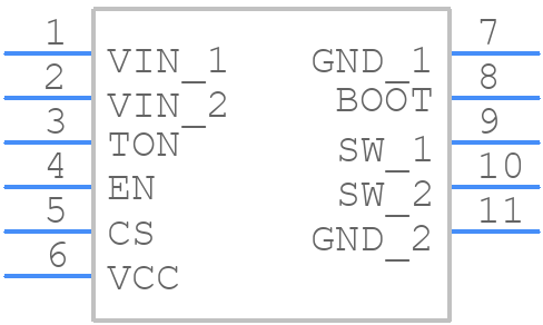 A6217KEJTR-J - Allegro Microsystems - PCB symbol
