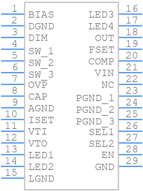 A8501ELPTR-T - Allegro Microsystems - PCB symbol
