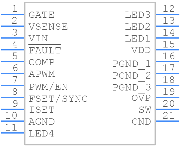 A8514KLPTR-T - Allegro Microsystems - PCB symbol