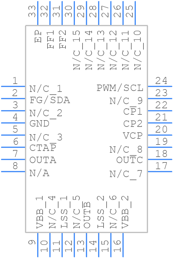 A89303KETSR-J - Allegro Microsystems - PCB symbol