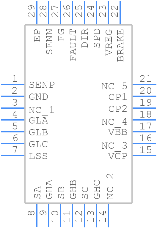 A89307KETSR-J - Allegro Microsystems - PCB symbol