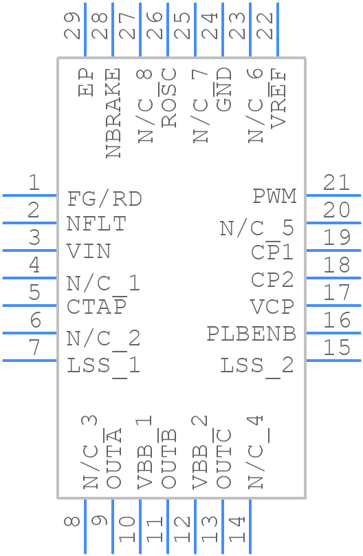 A89331GETSR - Allegro Microsystems - PCB symbol