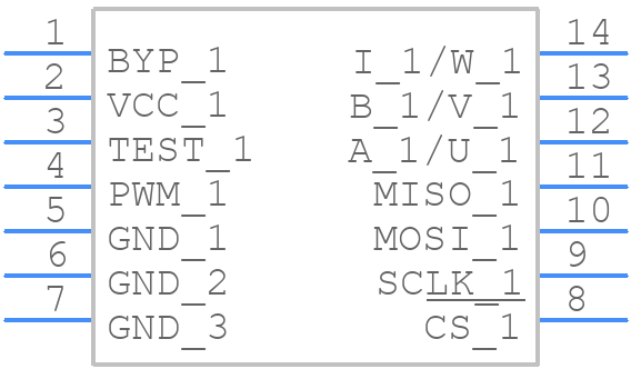 AAS33001LLEATR - Allegro Microsystems - PCB symbol