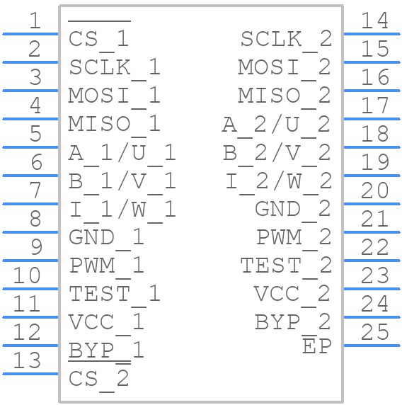 AAS33001LLPBTR-5-DD - Allegro Microsystems - PCB symbol