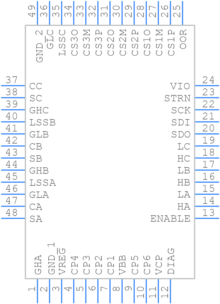 AMT49106KJPTR - Allegro Microsystems - PCB symbol