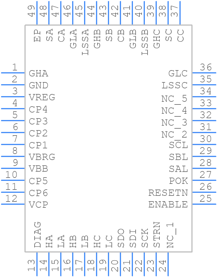 AMT49107KEVSR-3-T - Allegro Microsystems - PCB symbol