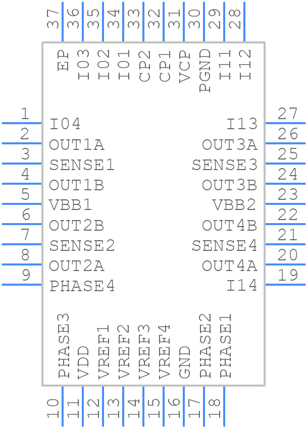 AMT49701GEVATR - Allegro Microsystems - PCB symbol