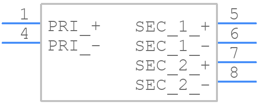 164E24 - Hammond Manufacturing - PCB symbol