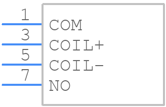SIL05-1A72-71L - STANDEXMEDER - PCB symbol