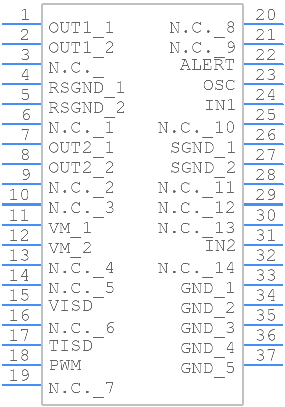 TB6642FTG - Toshiba - PCB symbol