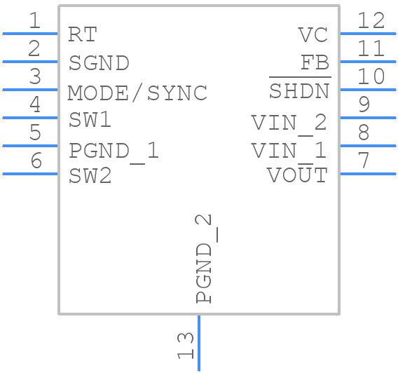 LTC3536EMSE#TRPBF - Analog Devices - PCB symbol