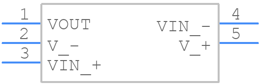 LPV511MG/NOPB - Texas Instruments - PCB symbol