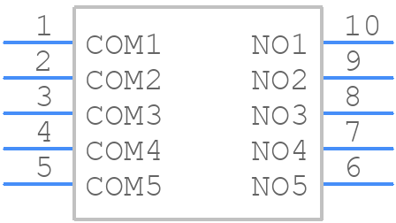EDS05SGRSTR04Q - TE Connectivity - PCB symbol