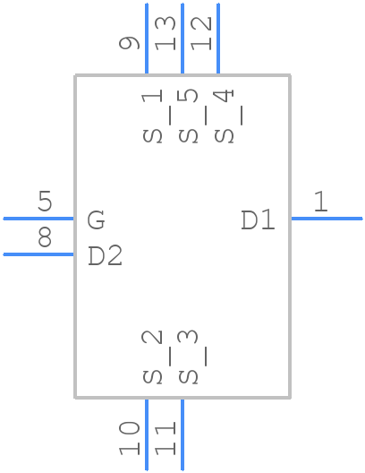 CSD85312Q3E - Texas Instruments - PCB symbol