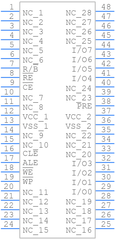 HY27US08281A-TPCB - Hynix - PCB symbol