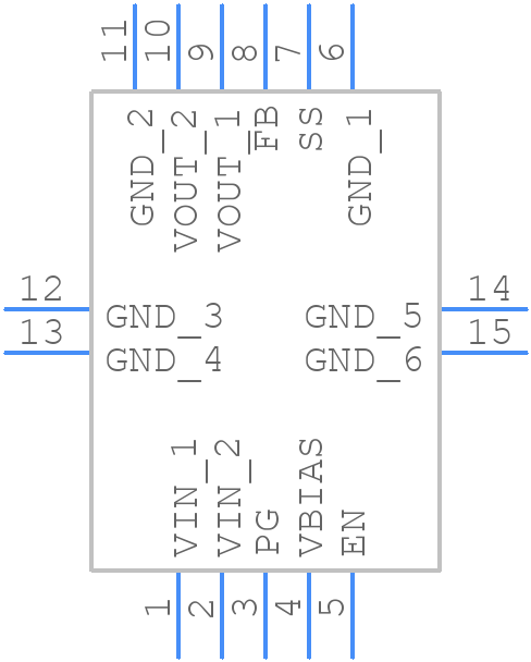 LD59150PURY - STMicroelectronics - PCB symbol