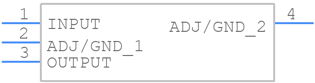 AZ1117CH2-ADJTRG1 - Diodes Incorporated - PCB symbol