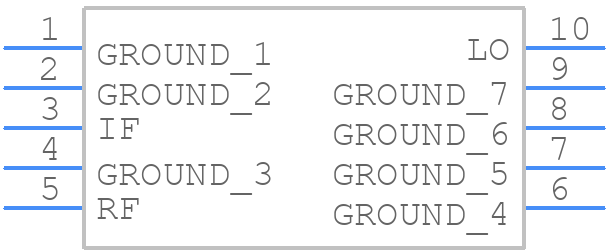 MCA-35H+ - Mini-Circuits - PCB symbol