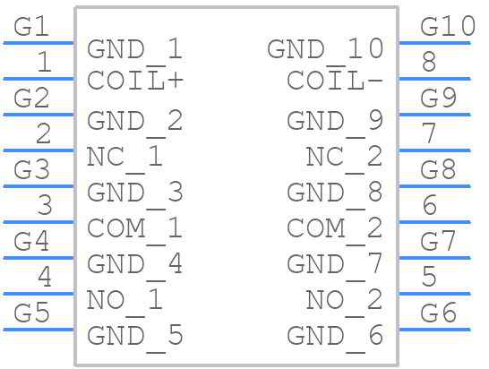 G6K2FRFTDC5 - OMRON Electronics - PCB symbol