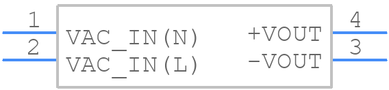 RAC10E-3.3SK/277 - RECOM Power - PCB symbol
