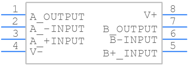 NJM4558CG-TE2 - Nisshinbo - PCB symbol