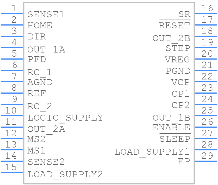 A3977SLPTR-T - Allegro Microsystems - PCB symbol