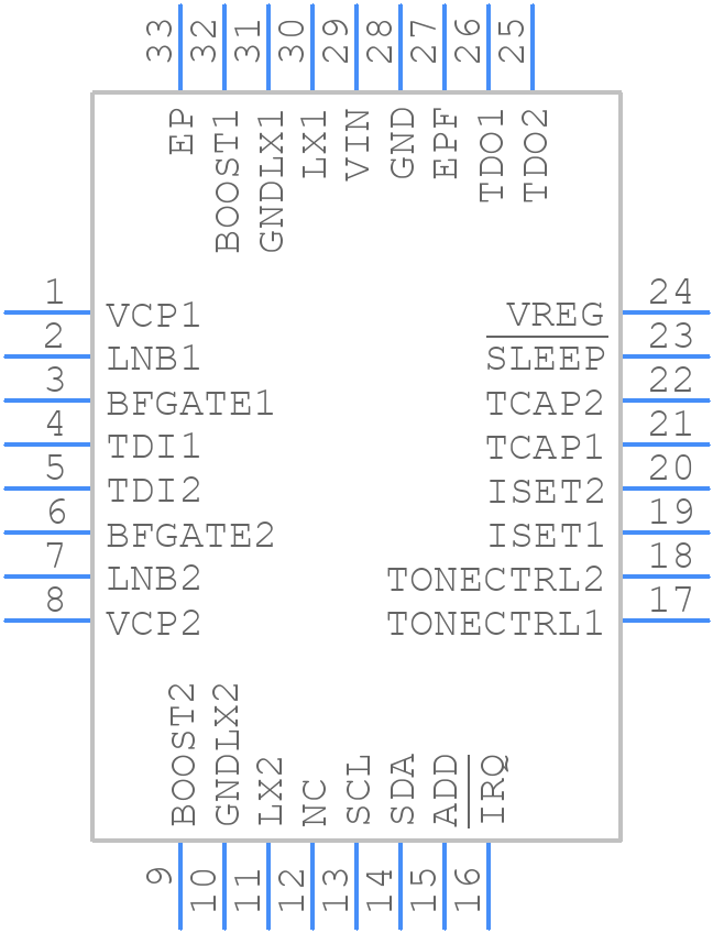 A8302SETTR-T - Allegro Microsystems - PCB symbol