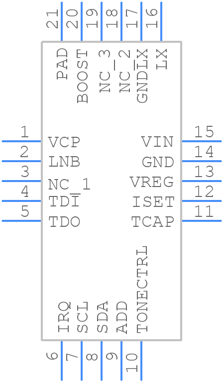 A8303SESTR-T-1 - Allegro Microsystems - PCB symbol
