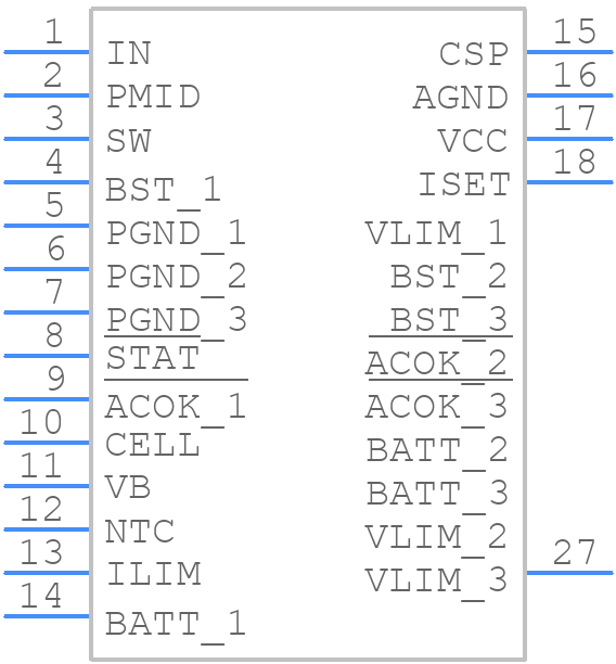 MP2759AGQ-0000-Z - Monolithic Power Systems (MPS) - PCB symbol