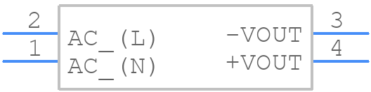 TMPS 10-124 - Traco Power - PCB symbol