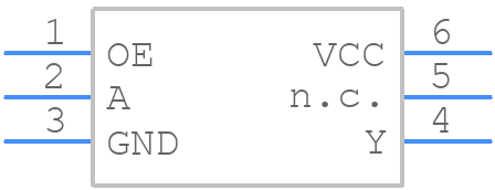 74LVC1G126GM,115 - Nexperia - PCB symbol