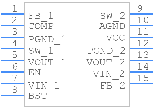 PTPS61288RQQR - Texas Instruments - PCB symbol