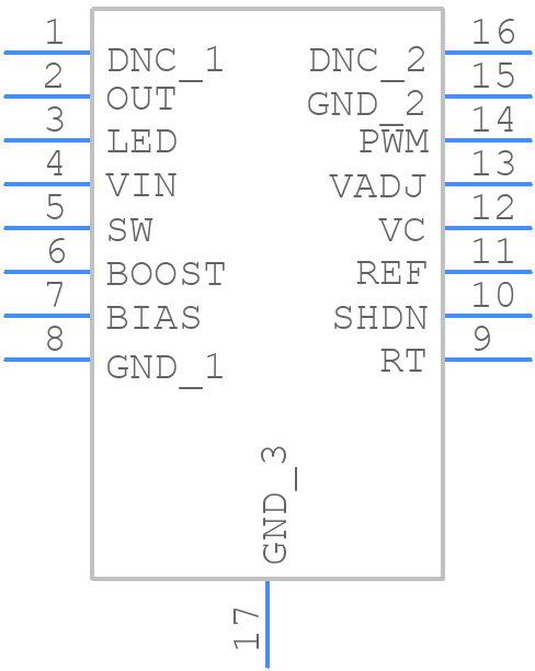 LT3474EFE-1#PBF - Analog Devices - PCB symbol