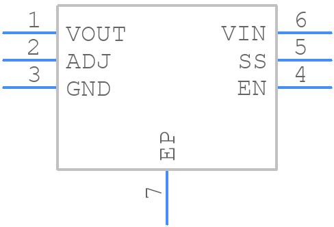 ADP7118ACPZN2.5-R7 - Analog Devices - PCB symbol