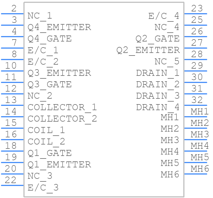 APTGT100H60T3G - Microsemi Corporation - PCB symbol