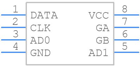 LTC1623CS8 - Analog Devices - PCB symbol
