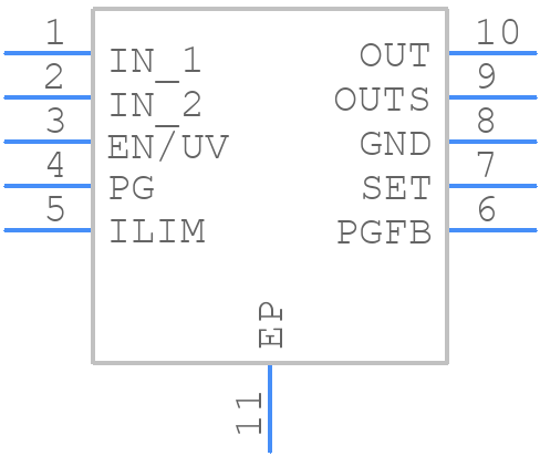 LT3045MPDD#PBF - Analog Devices - PCB symbol