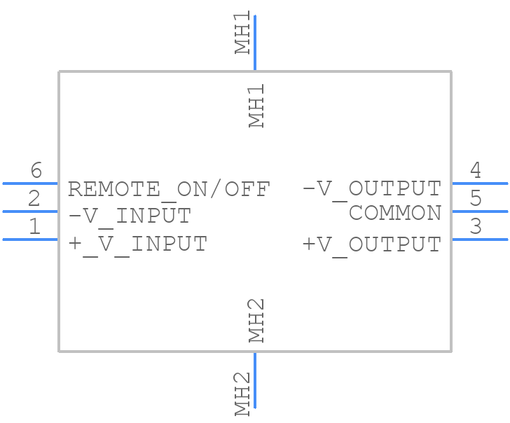 ECLB60W-24D15 - Cincon - PCB symbol
