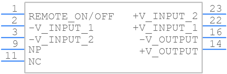 EC7AW-24S05 - Cincon - PCB symbol