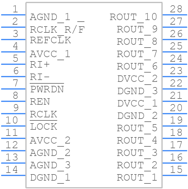 DS92LV1212AMSA/NOPB - Texas Instruments - PCB symbol