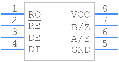 ISL83078EIUZA - Renesas Electronics - PCB symbol