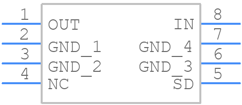 LM2936HVBMA-5.0/NOPB - Texas Instruments - PCB symbol