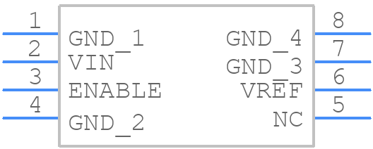 LM4140ACM-2.0/NOPB - Texas Instruments - PCB symbol