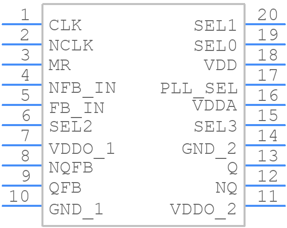 874S02BMILF - Renesas Electronics - PCB symbol
