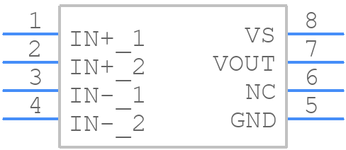 TMCS1108A3UQDRQ1 - Texas Instruments - PCB symbol