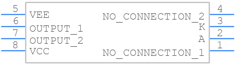 FOD3180SV - onsemi - PCB symbol